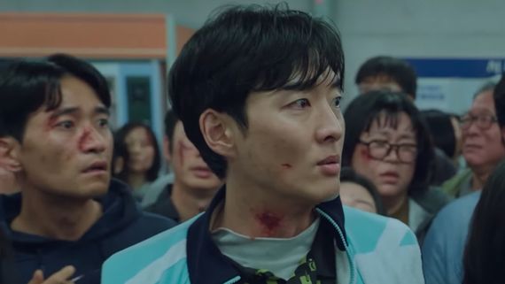 'Newtopia' K-Drama Series On Prime Shares Clip Features Chaos Erupting As People Board A Train
