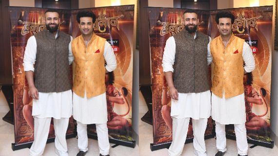 Veer Hanuman Actors Mahir Pandhi And Himanshu Soni Pay Tribute In Delhi Before Hanuman Jayanti