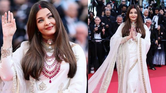 Aishwarya Rai At Cannes 2025: First LOOK Out! After Much Wait Actress Makes Statement With 'Sindoor & Saree'