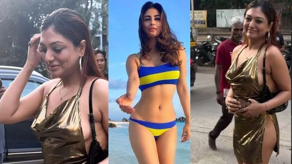 EXCLUSIVE! Khushi Mukherjee On Uncle's Comment In Viral Golden Bold Outfit Video: 'Mouni Roy Also Wore..'