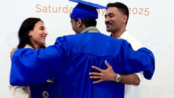 Dhanush And Aishwarya Rajinikanth Come Together To Celebrate Son Yathra's Graduation - See Heartwarming Pics
