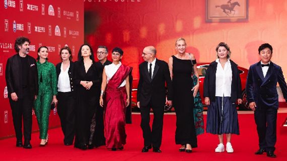 Filmmaker Kiran Rao Dazzles In Red At Shanghai International Film Festival Opening