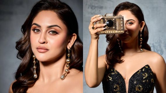 Krystle D’Souza’s ₹21,000 Swarovski Camera Bag Steals the Spotlight on the Red Carpet