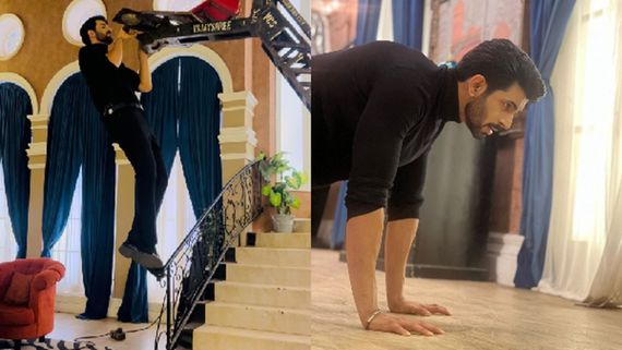 Kumkum Bhagya Actor Namik Paul Turns The Set Corners Into Workout Zones