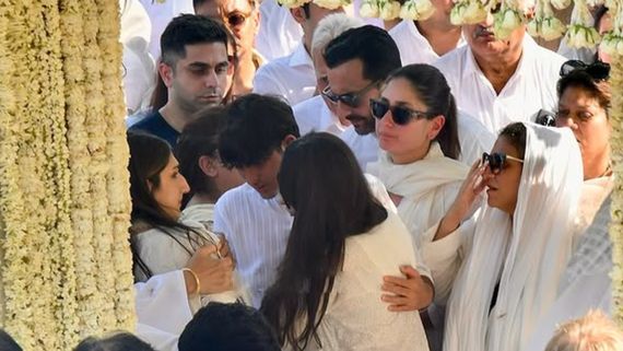 Sunjay Kapur Funeral: Karisma’s Son Kiaan Breaks Down As He Bids Adieu To His Father; (See Pics)