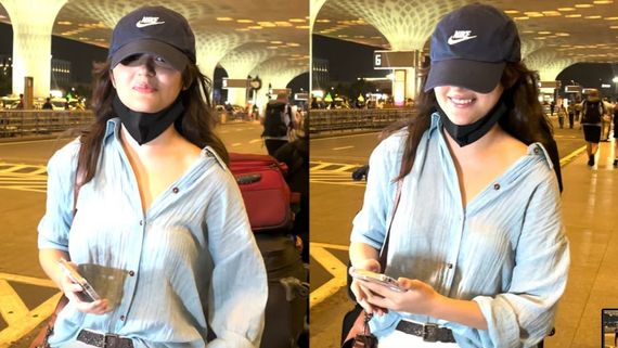Aneet Padda Skips Airport Photos, Heads Out To Celebrate Saiyaara Growing Success: Sharam Aa Rahi...