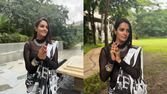 The New Drap Code: Anita Hassanandani In Monochrome 