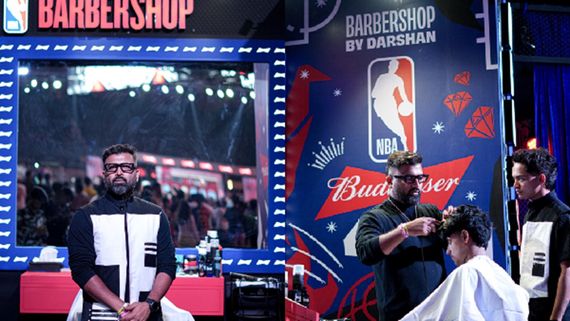 Celebrity Hair Designer Darshan Yewalekar’s D Barbershop Shines Bright at India’s First NBA House