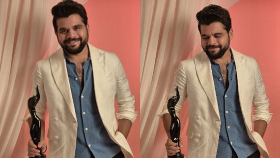 Dharmaveer Fame Actor Kshitish Date Wins Prestigious Black Lady at Filmfare Awards for Best Supporting Actor