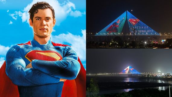 Superman Release Date | Bandra-Worli Sea Link Lights Up For Superman – A First For A Hollywood Film In India  