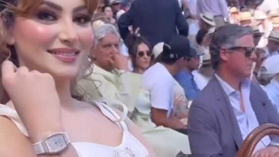Urvashi Rautela’s 7Cr Ultra-Luxury Franck Muller Diamond-Studded Watch Steals The Show At Wimbledon 2025!