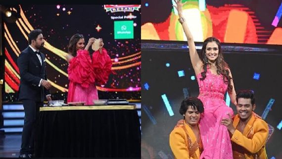 Aishwarya Khare Kneads The Drama At Chhoriyan Chali Gaon's Premiere Night!