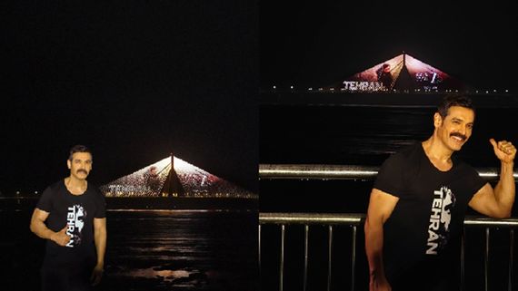 Independence Day Spectacle: John Abraham Starrer Tehran’s Projection Illuminates Mumbai’s Sea Link