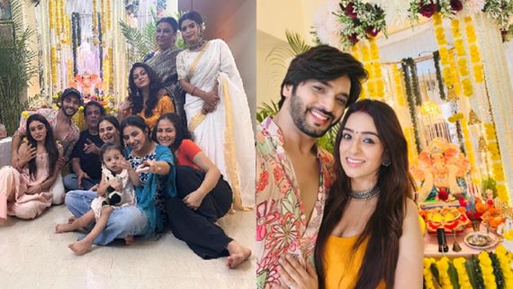 Ashish Dixit Celebrates Ganpati With The Complete Pati Bramhachari Team