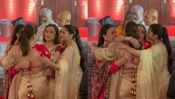 Rani Mukerji & Kajol Break Down In Tears Remembering Uncle Deb Mukherjee At Mumbai Durga Puja; VIRAL VIDEO
