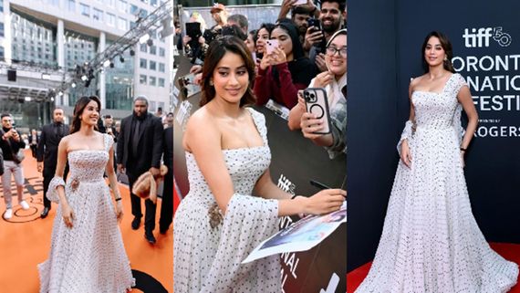 Janhvi Kapoor Sizzles In Custom Made Miu Miu At Toronto International Film Festival For Homebound 