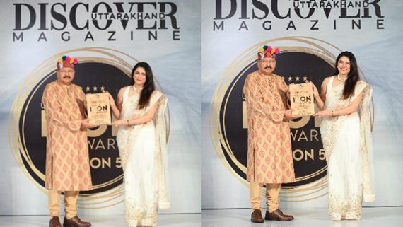 Madhurima Tuli Honoured With Himalayan Star Of Excellence At Uttarakhand Icon Awards