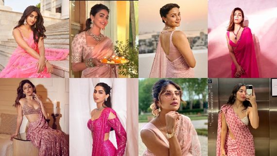 Navratri 2025: 7 Bollywood Actresses To Take Cues To Slay In Pink 