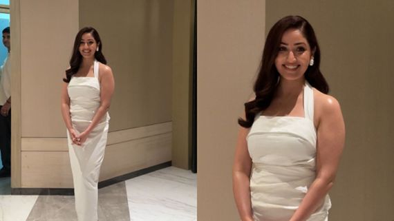 Yami Gautam Looks Like A Vision In White At Beauty Brand Event In Mumbai Today