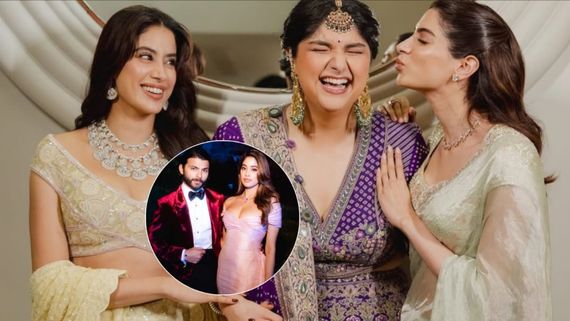 Anshula Kapoor-Rohan Thakkar Engagement Pics: Janhvi Gets Teary-Eyed; Holds 'Shikhu' Close In Unseen Moments