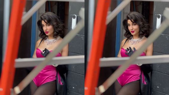 Nora Fatehi Offers Glimpse Into ‘What Do I Know (Just a Girl)’,With Fans Calling Her Modern-Day Marilyn Monroe