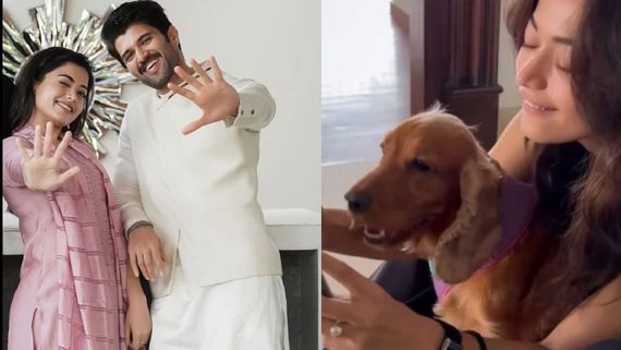 Rashmika Mandanna Flaunts Her Diamond Ring Amid Engagement Rumours With Vijay Deverakonda
