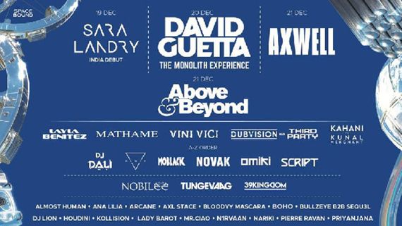 Sunburn Festival 2025 Drops Full Lineup With Above & Beyond Joining Axwell, David Guetta And Sara Landry 