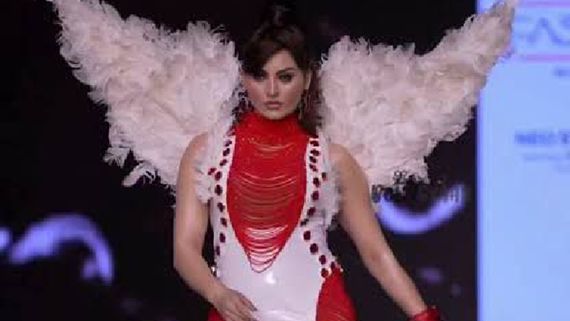 Urvashi Rautela Becomes The First Indian Angel Creates History To Wear Angel Wings On A Fashion Show