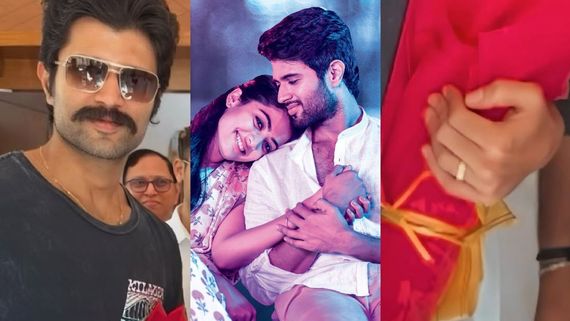 Days After Engagement With Rashmika Mandanna, Vijay Deverakonda Flaunts Ring During Ashram Visit With Family