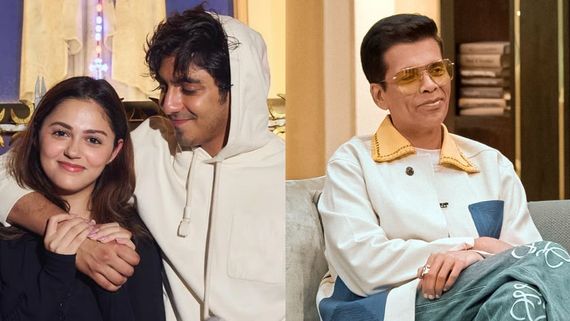 Did Karan Johar Reveal Saiyaara Duo Aneet Padda & Ahaan Panday Are Dating In Real Life? VIRAL VIDEO