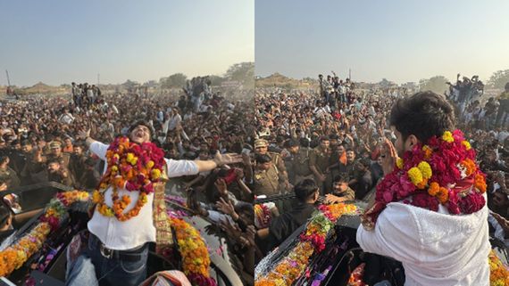 Bigg Boss 19: Massive Crowd Welcomes Mridul Tiwari As He Visits His Hometown Etawah