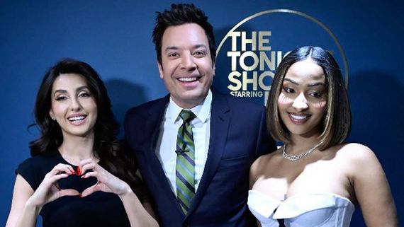 Nora Fatehi & Shenseea Light Up The Tonight Show In An Episode Featuring Ed Sheeran and Cynthia Erivo