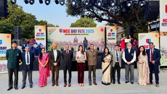 Actress–Author Samaira Sandhu Honoured As Chief Guest With Red-Carpet Welcome At NCC Day, Chandigarh