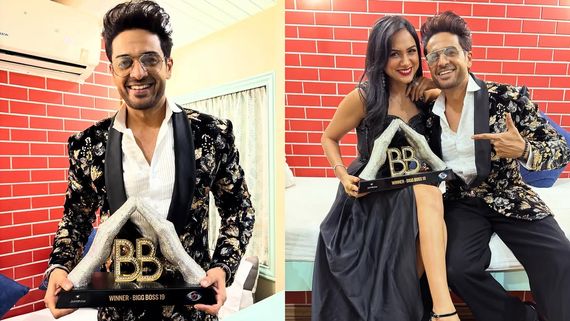 Bigg Boss 19 Winner Gaurav Khanna's First Reaction Post Lifting Trophy Is Sheer Love & Happiness