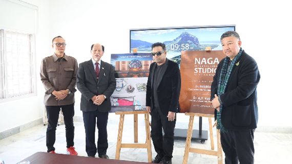 Nagaland CM, Dr. Neiphiu Rio and A. R. Rahman Launch ‘Naga International Studio’ - A global scale Music Studio