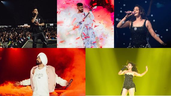 Dhvani Bhanushali, Sunidhi Chauhan, Diljit Dosanjh & Other Artists Make Concerts A Style Affair