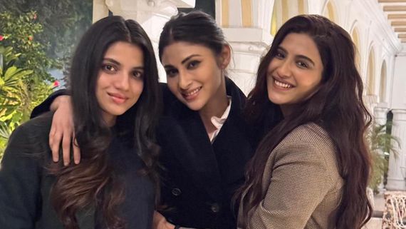 Nimrit Kaur Ahluwalia, Mouni Roy Wrap Up Shoot For Their First-Ever Collab Titled Hisaab
