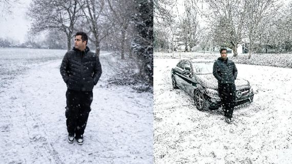 Rajiv Adatia Shares A Glimpse Of Peace And Positivity, Amid Snowy London Landscapes