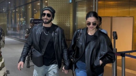Record Breaker Dhurandhar Star Ranveer Singh Back To Bombay With Queen Deepika Padukone - Airport VIDEO