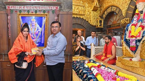 Tanishaa Mukerji Seeks Sai Baba’s Blessings At Shirdi Along With Close Friends To Begin 2026 On Spiritual Note