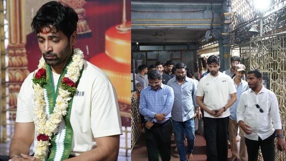 Adivi Sesh Offers Prayers At Bhadrakali Temple Before Dacoit’s Big April Theatrical Release