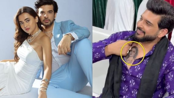 Karan Kundrra Tattoo: Actor Gets Gf Tejasswi's Face Inked On Chest; Flaunts The Tattoo In Viral Video - WATCH