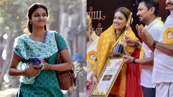 Keerthy Suresh Celebrates First Tamil Nadu State Award, Shares Gratitude Post for Paambu Sattai - VIDEO