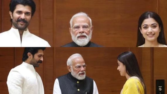 Vijay Deverakonda And Rashmika Mandanna Personally Invite PM Modi, Amit Shah To Wedding Reception - PICS