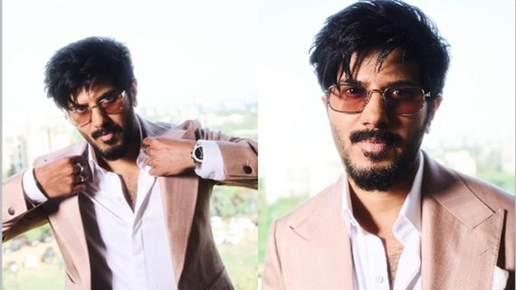 Dulquer Salmaan Steals Hearts In Pink Suit And Playful Pictures