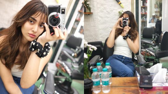 Actress Saiee M Manjrekar Unveils Fresh Summer Look With Chic Bangs, Embracing Playful Fashion Evolution    