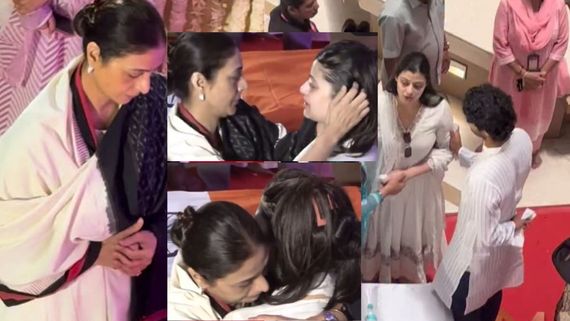 Asha Bhosle Funeral: Tabu Cries, Hugs Grieving Zanai As She Breaks Down Into Tears. Emotional Video