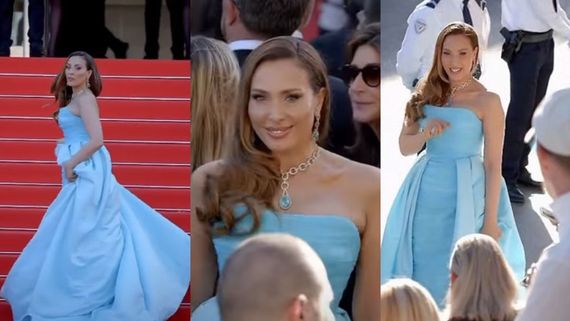 Cannes 2026: Salman Khan's Alleged Girlfriend Iulia Vantur Slays In Turquoise Gown; Sshura Khan Reacts - VIDEO
