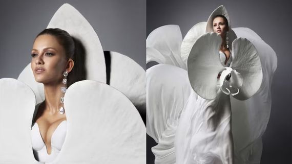 Met Gala 2026: Natasha Poonawalla Wows In White Orchid Gown, Art Meets Couture In Bold Look - PICS
