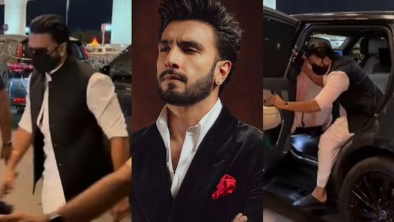 Ranveer Singh Covers Face In First Appearance After FWICE Ban Amid Don 3 Controversy, Avoids Paps - VIDEO